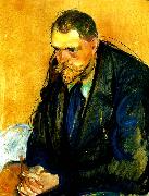 Edvard Munch portratt av helge backstrom oil painting on canvas